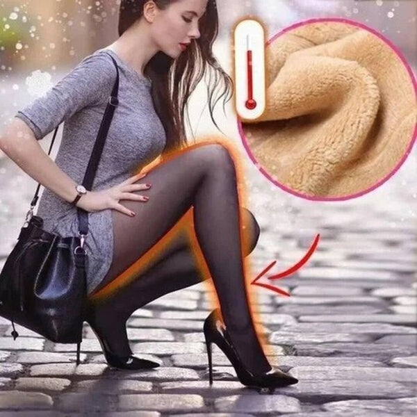 1+1 GRATIS | FleecePanty - Warme Superstretch Plüschstrumpfhose [Letzter Tag Rabatt]