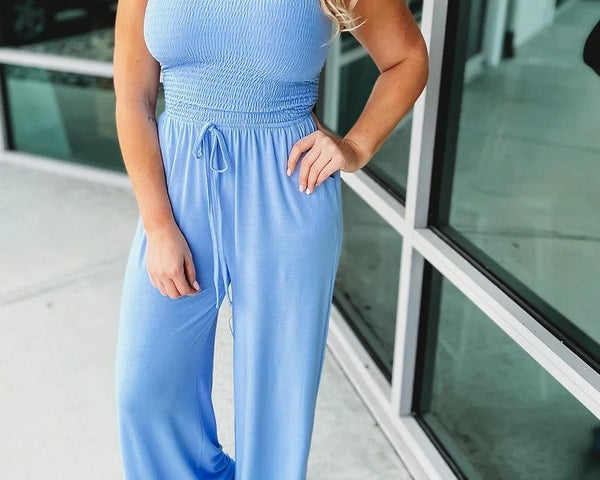 Olivia™ | Schulterfreier Overall Mit Rüschen