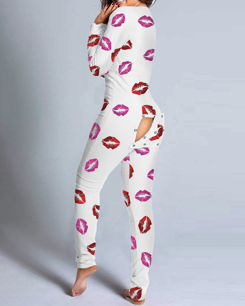 WinterGlow™ – Festlicher Jumpsuit mit Knopfleiste für Frauen