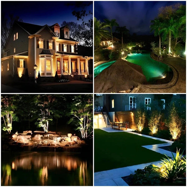 LumiViva™ Solar-Gartenstrahler | Farbige Beleuchtung & stimmungsvolle Gartenatmosphäre