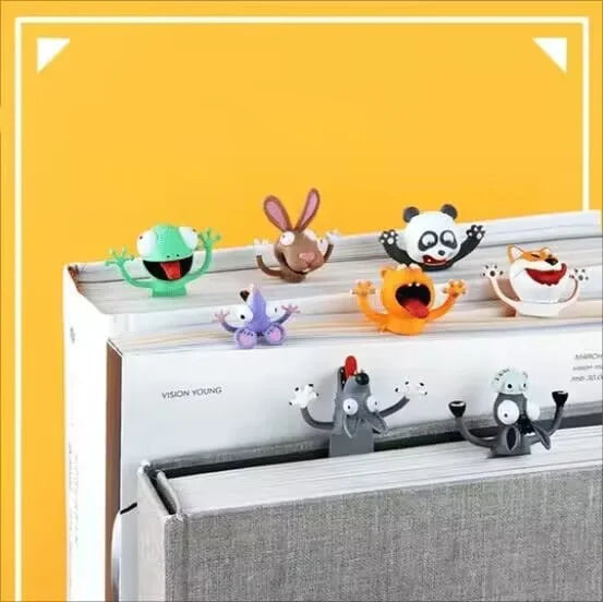 FunMark™ – Niedliche Tier-Lesezeichen für Bücherliebhaber