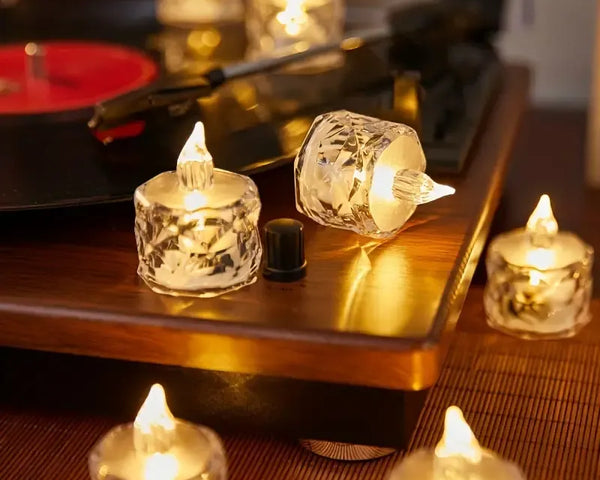 2+1 GRATIS | GlowCandle™ - Flammenlose Kristallkerze [Letzter Tag Rabatt]