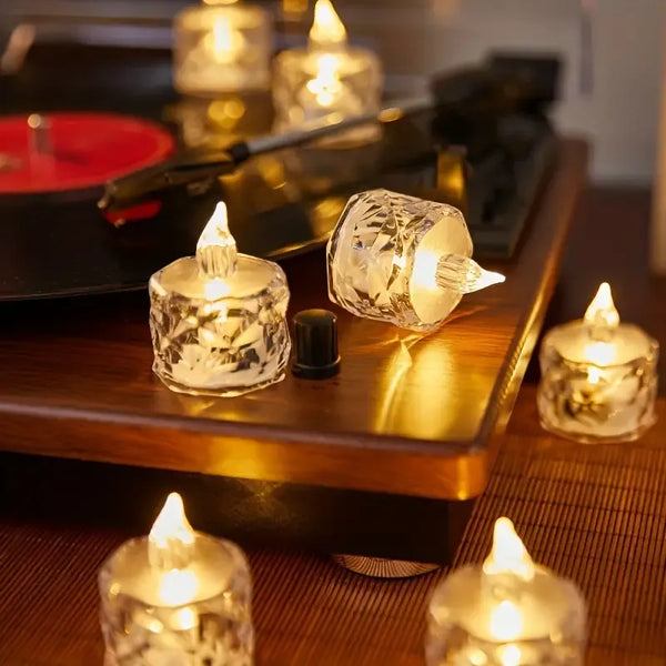 2+1 GRATIS | GlowCandle™ - Flammenlose Kristallkerze [Letzter Tag Rabatt]