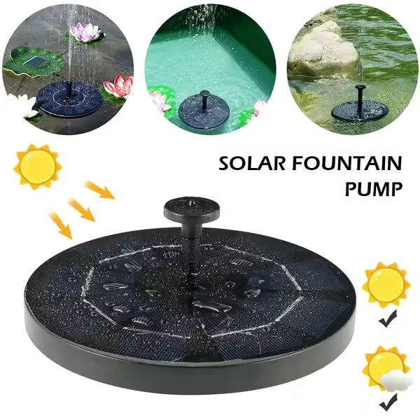 FloraLume™ Solar-Wasserspiel | Natürliche Gartenatmosphäre & beruhigendes Wasserspiel