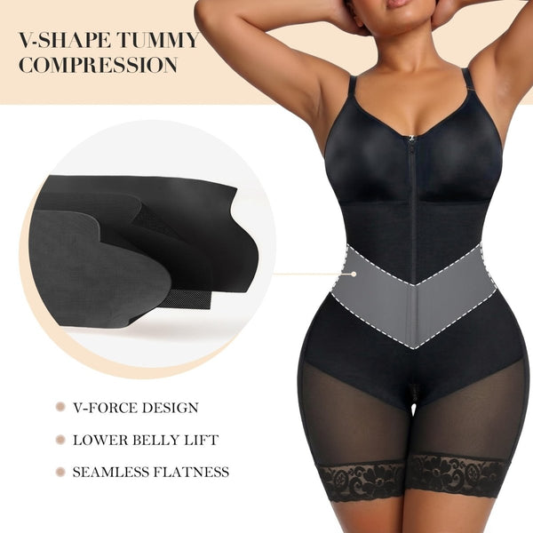 Zenvyra™ V-Shape-Shaping-Body – Formende Unterstützung für Bauch, Taille & Rücken