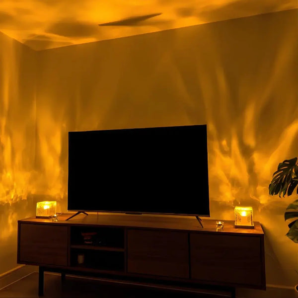 PolarGlow™ Nordlicht-Würfellampe | Magische Farben & faszinierende Raumstimmung