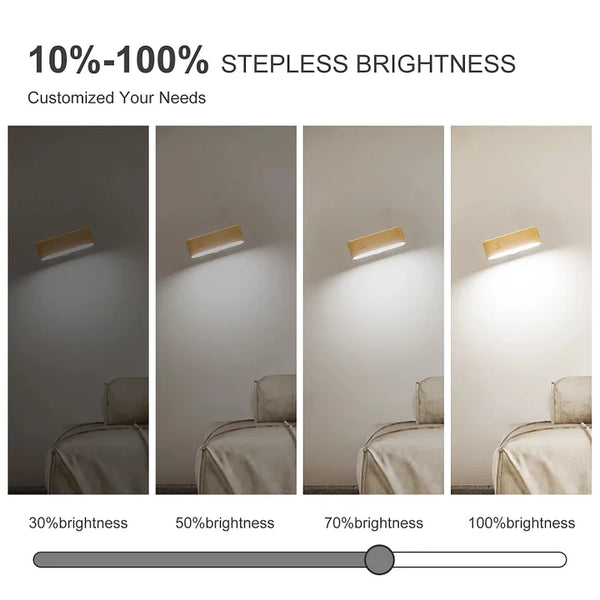 50% RABATT | HaloWood - 360° Rotierende magnetische Lampe [Letzter Tag Rabatt]