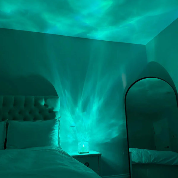 PolarGlow™ Nordlicht-Würfellampe | Magische Farben & faszinierende Raumstimmung