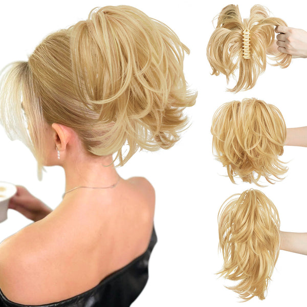 Grande™ Synthetische Haarverlängerungen Pferdeschwanz Krallenclip