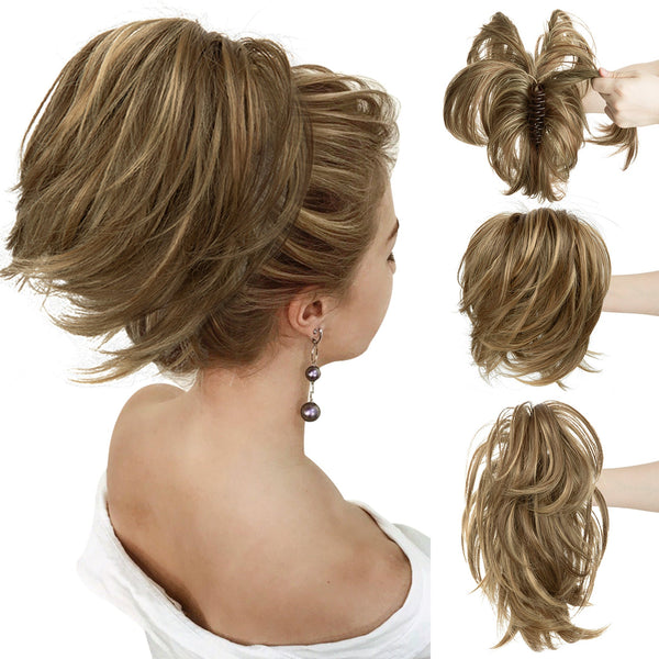 Grande™ Synthetische Haarverlängerungen Pferdeschwanz Krallenclip