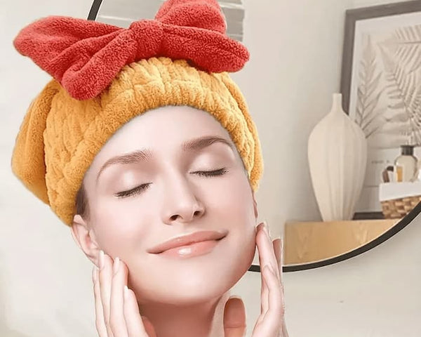 FrizzFree - Glattes, schnell trocknendes Handtuch für das Haar [Letzter Tag Rabatt]