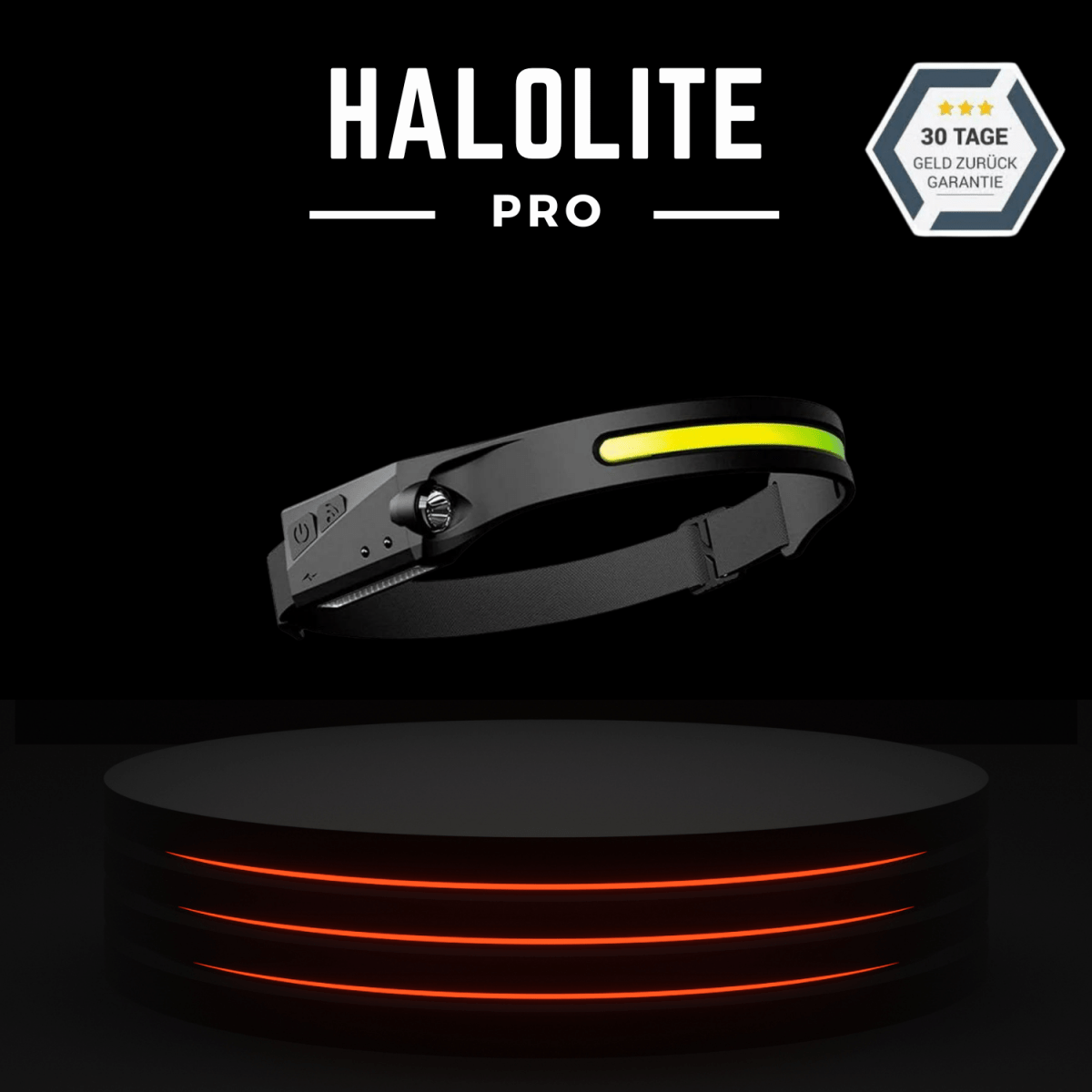 HaloLite™️Pro - Die leichteste Stirnlampe der Welt!