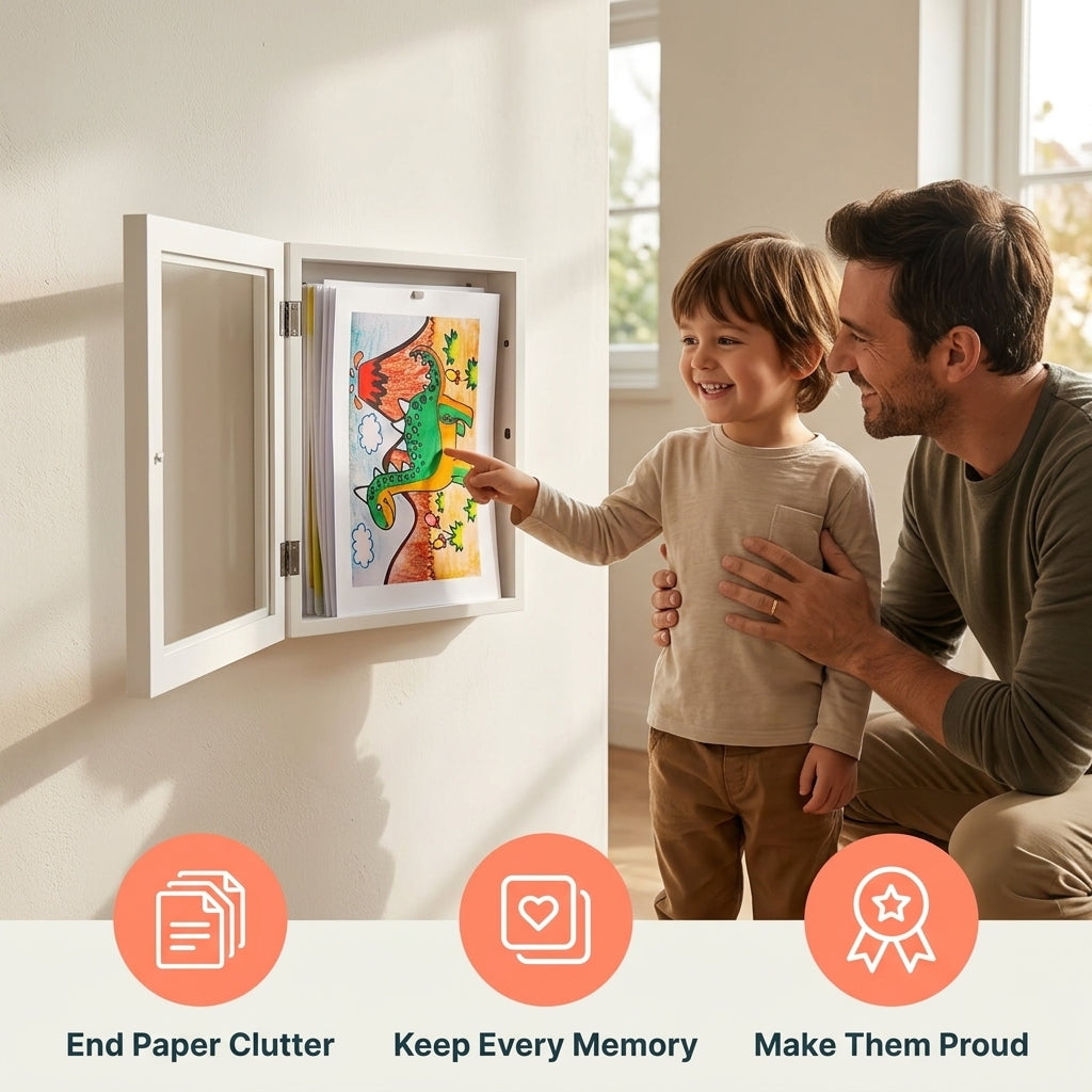 1+1 GRATIS  | MemoryFrame™ – Bilderrahmen für Kinderzeichnungen