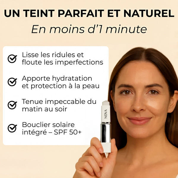 Fond de teint 2-en-1 avec pinceau intégré