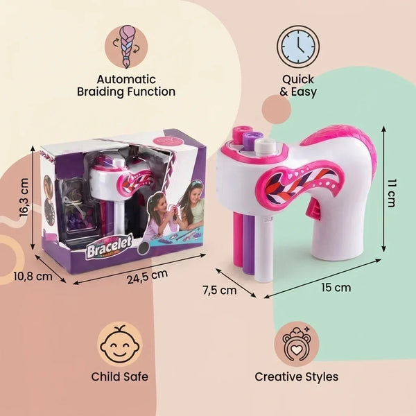 Twistella™ Automatischer Haarflechter für Kinder – Kreative Flechtfrisuren in Sekunden