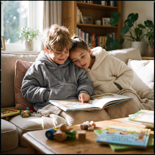 CozyHug™ Oversize-Kuschelh Hoodie für Kinder | Wärme wie eine Decke