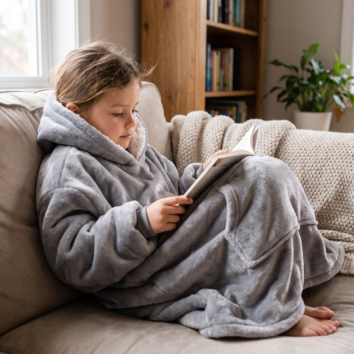 CozyHug™ Oversize-Kuschelh Hoodie für Kinder | Wärme wie eine Decke