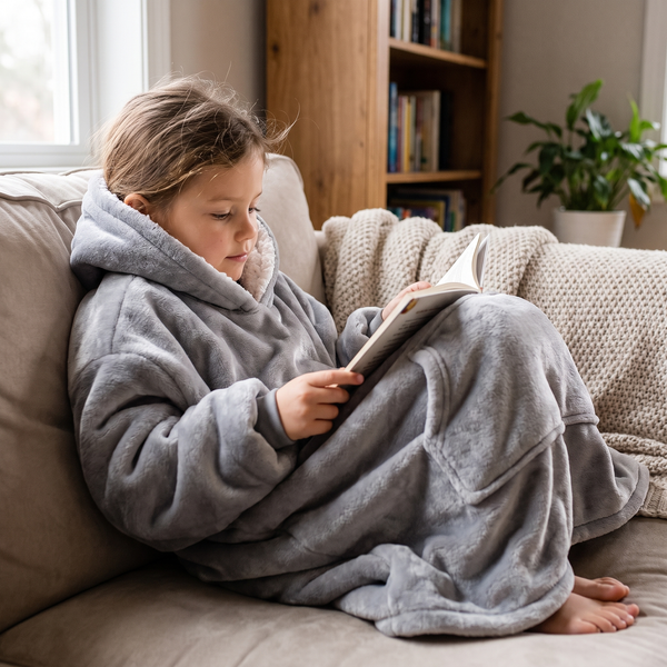 CozyHug™ Oversize-Kuschelh Hoodie für Kinder | Wärme wie eine Decke