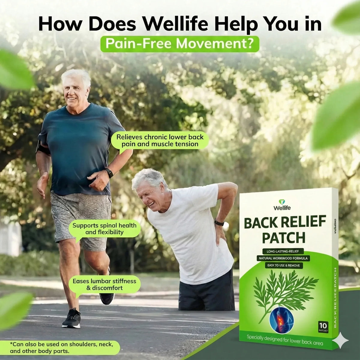 ThermaPatch™ | Wärmende Rückenpflaster für täglichen Komfort | 10 Pflasters