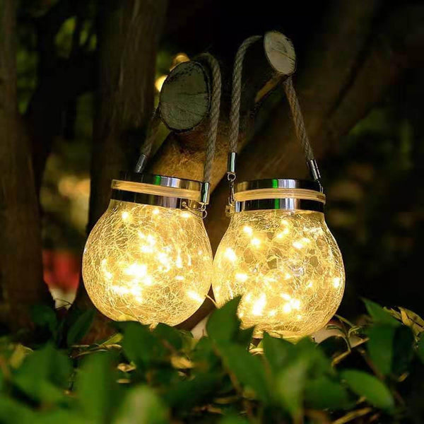 GlowCrest - Solarglas-Licht