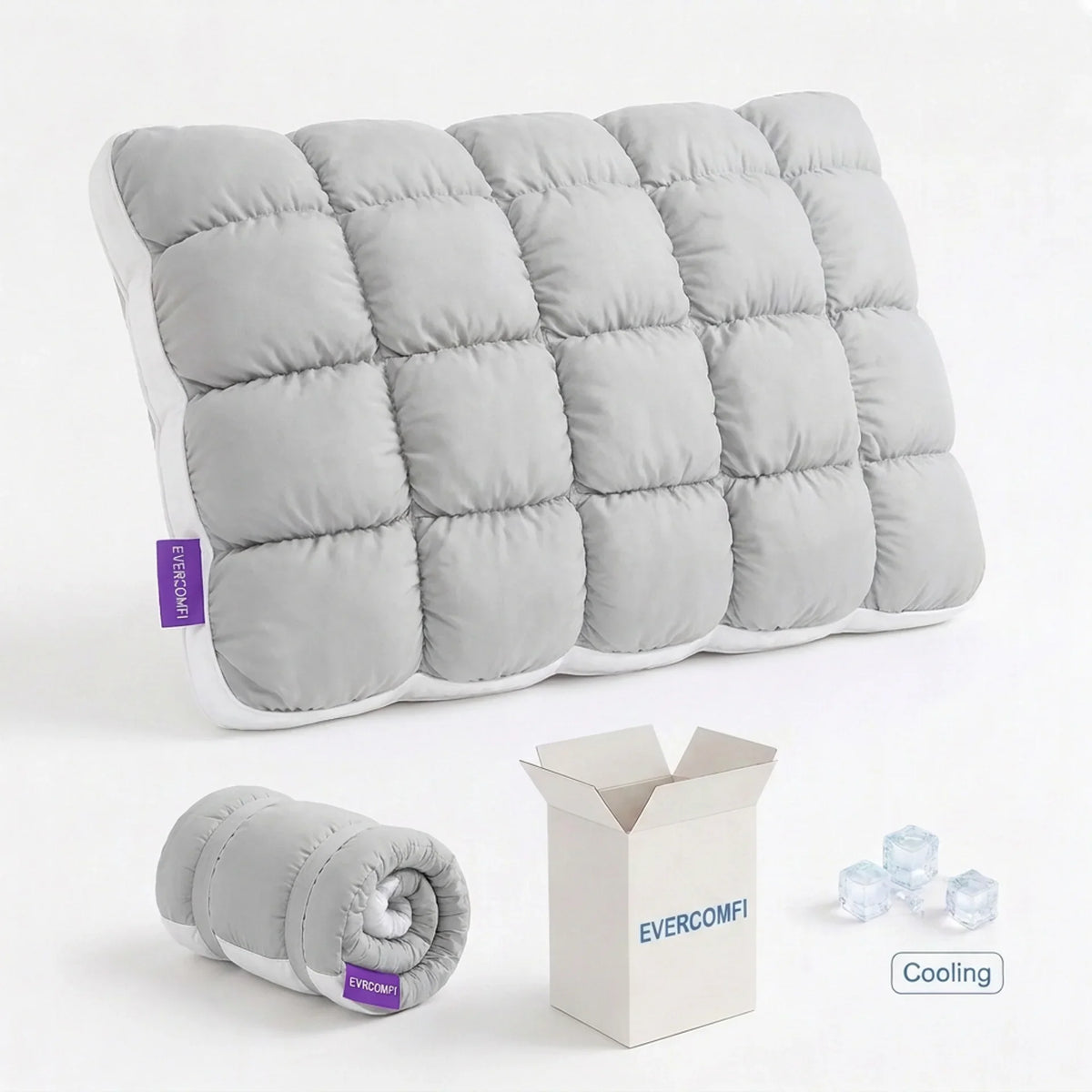 CloudMallow™ Kühlkissen | Wolkenweicher Komfort für erholsame Nächte