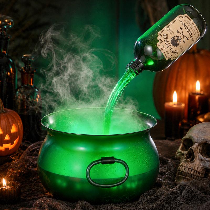 HexaBrew™ Halloween-Zauberkessel | Magischer Leuchteffekt & schwebende Zaubertrank-Illusion