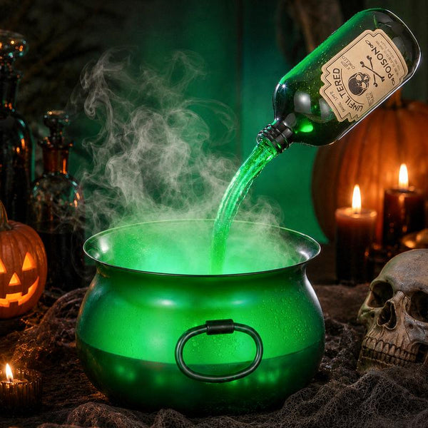 HexaBrew™ Halloween-Zauberkessel | Magischer Leuchteffekt & schwebende Zaubertrank-Illusion