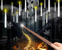Wandora™ Schwebende LED-Kerzen | Magischer Flammeneffekt & Zauberstab-Fernbedienung