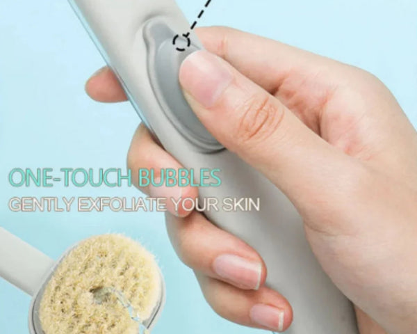 ScrubClean™ - Duschbürste mit integriertem Seifenspender für ultimative Reinigung