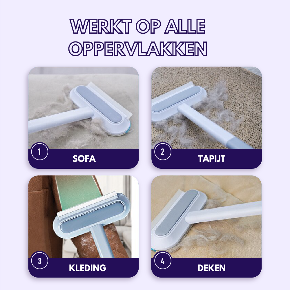 HairSweep – Entfernt Tierhaare in Sekunden