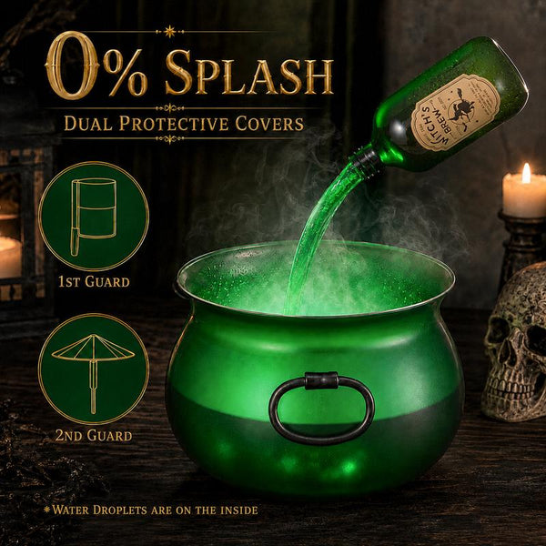HexaBrew™ Halloween-Zauberkessel | Magischer Leuchteffekt & schwebende Zaubertrank-Illusion