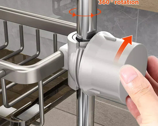 SmartDrain - Spülbecken-Organisator aus Aluminium [Letzter Tag Rabatt]