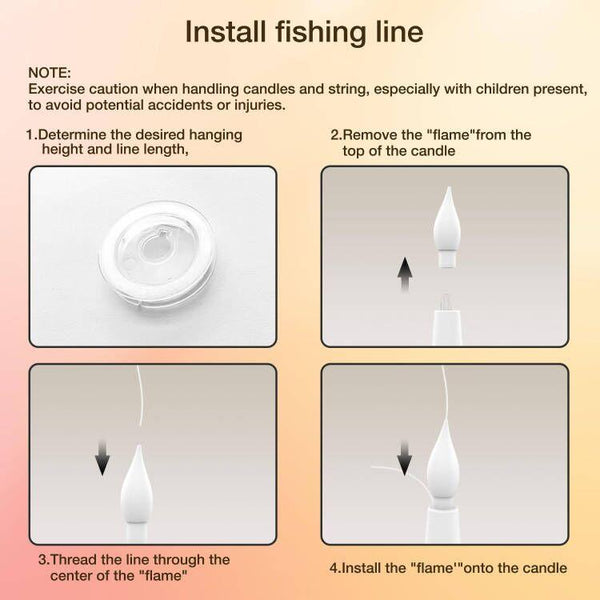 Wandora™ Schwebende LED-Kerzen | Magischer Flammeneffekt & Zauberstab-Fernbedienung