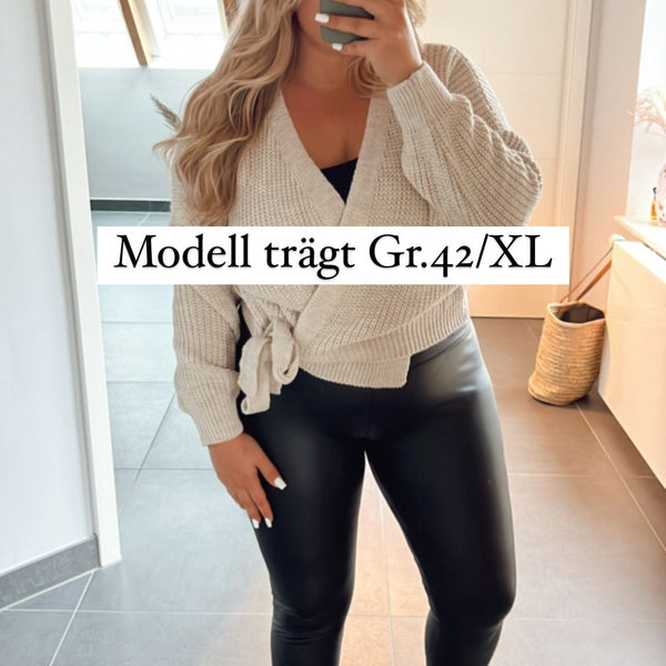Amelia™ Lederlook-Leggings