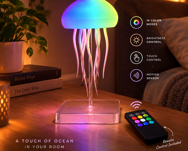 GlowMira™ Night Light – 16 Farben, Wiederaufladbar & Kabellos | Beruhigendes Ambiente