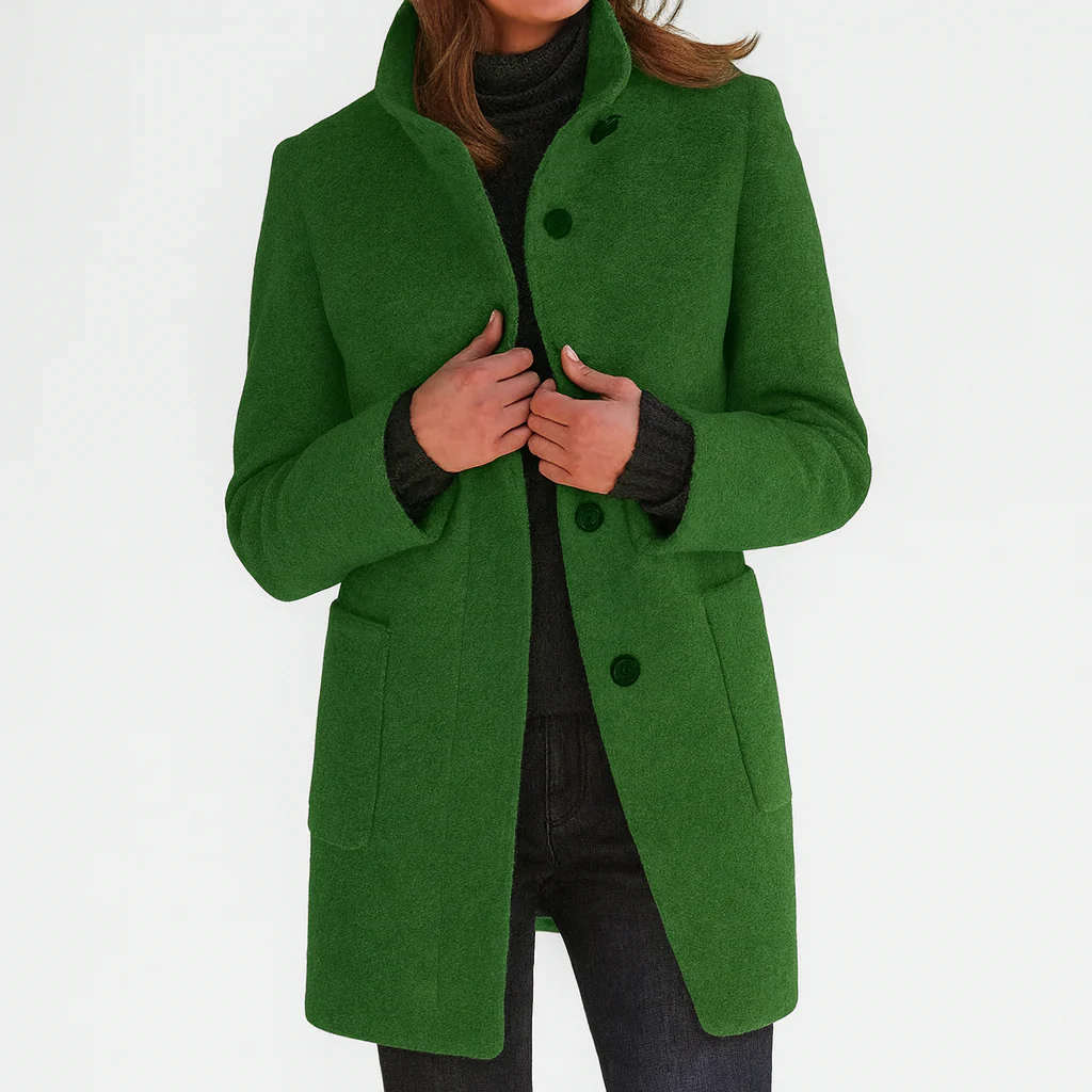 Élanora™ Midi-Mantel für Damen | Eleganter Look & vielseitiger Herbstkomfort