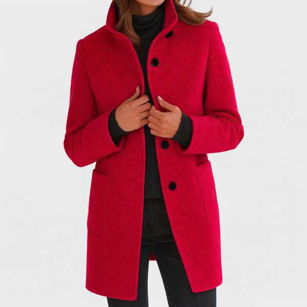 Élanora™ Midi-Mantel für Damen | Eleganter Look & vielseitiger Herbstkomfort
