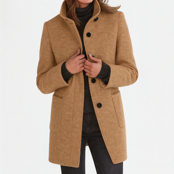 Élanora™ Midi-Mantel für Damen | Eleganter Look & vielseitiger Herbstkomfort