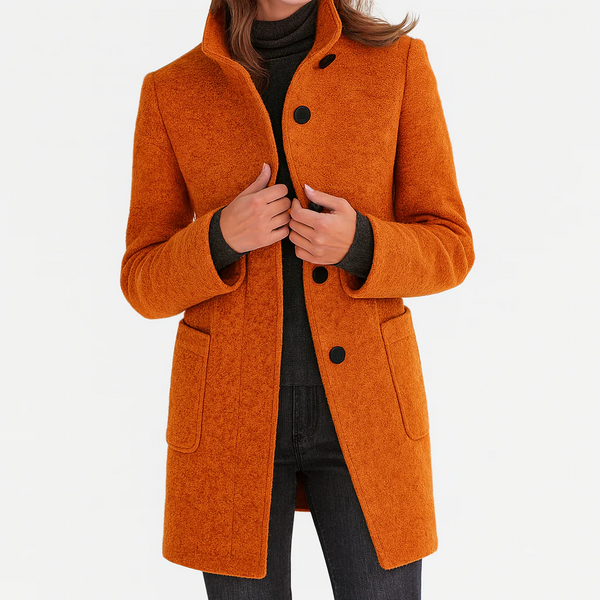 Élanora™ Midi-Mantel für Damen | Eleganter Look & vielseitiger Herbstkomfort