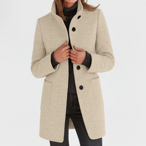 Élanora™ Midi-Mantel für Damen | Eleganter Look & vielseitiger Herbstkomfort