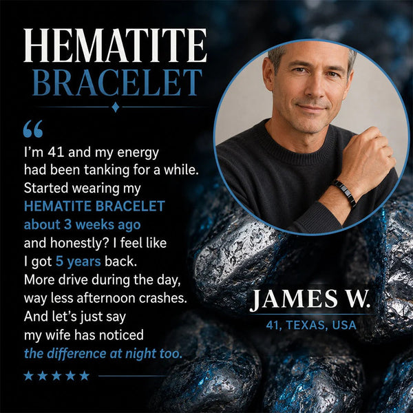 Vironis™ | Hematite Bracelet - Unterstützt die sexuelle Leistungsfähigkeit