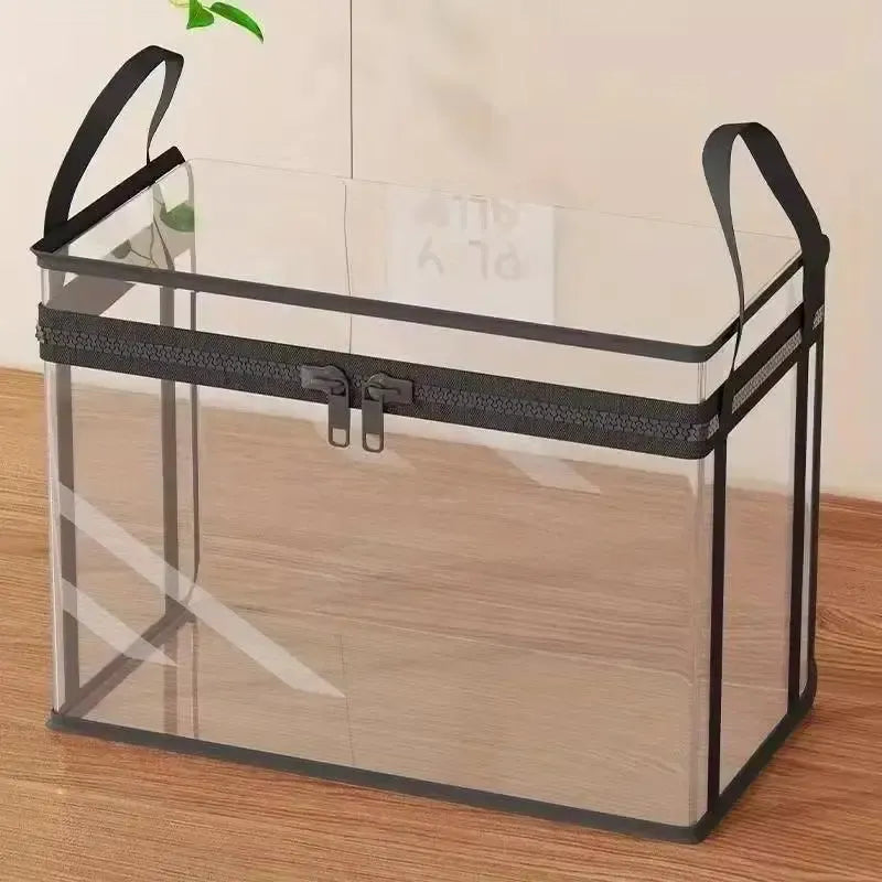 StoreMate™ | Transparente Aufbewahrungsbox mit Klappdeckel für Mehr Ordnung im Zuhause