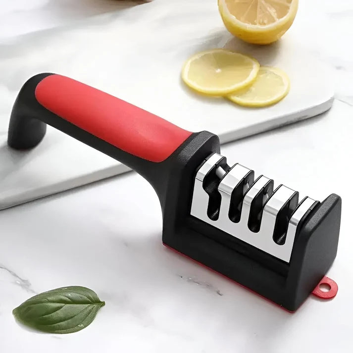 Sharpiva™ 3-in-1 Messerschärfer | Präzises Schärfen & glatte Schnitte in 3 Stufen