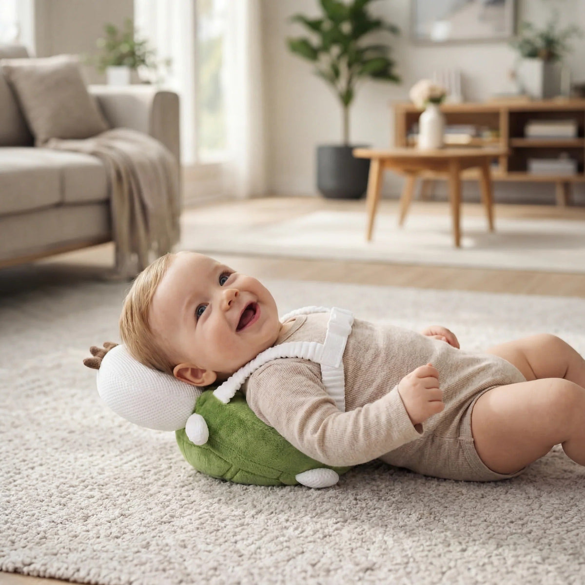 SafeHug™ Baby-Kopf- & Rückenschutz – Weicher Schutz beim Krabbeln, Stehen & Laufenlernen