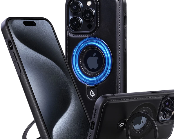 InvisiCase™ | leder unsichtbar Magic stand iphone etui | 50% RABATT!