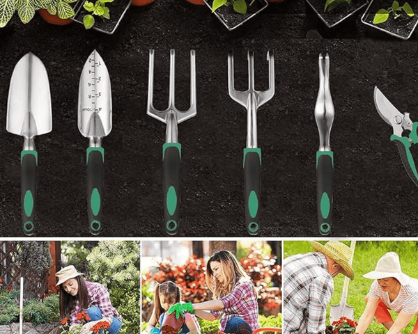 GardenGear - Komplettes professionelles Gartenbau-Set - 11 Werkzeuge [Letzter Tag Rabatt]