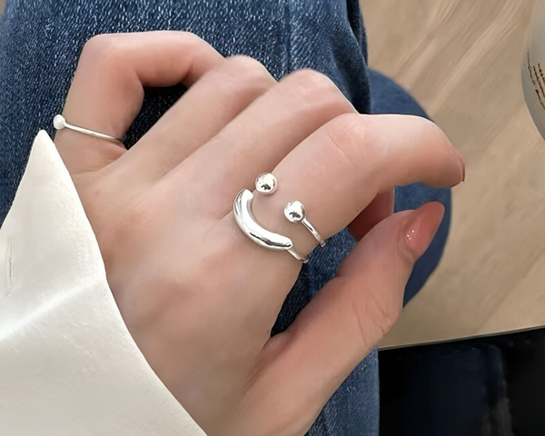 50% RABATT | HappyRing™ - smiley Verstellbarer Ring [Letzter Tag Rabatt]