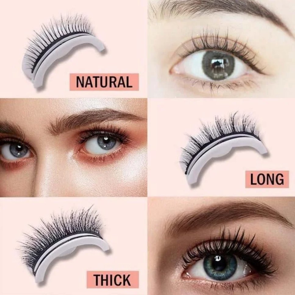 Rebecca™ Wiederverwendbare Klebe-Wimpern