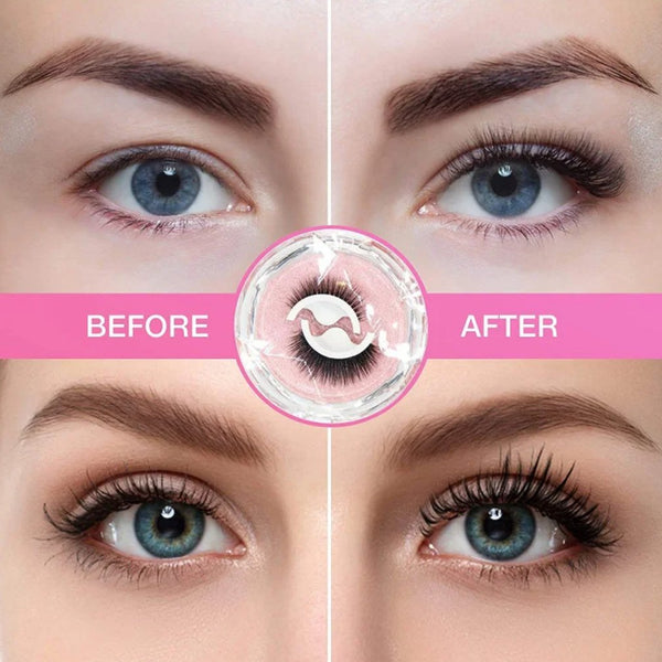 Rebecca™ Wiederverwendbare Klebe-Wimpern