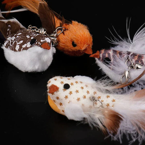 MeowFeather Toy - Interaktives Katzenspielzeug mit Federn [Letzter Tag Rabatt]